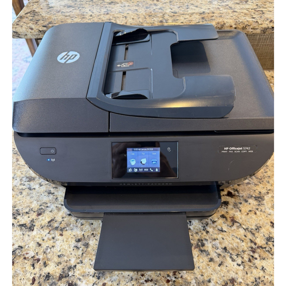 HP OfficeJet 5742 Wireless All-in-One Inkjet Printer. Tested, Works